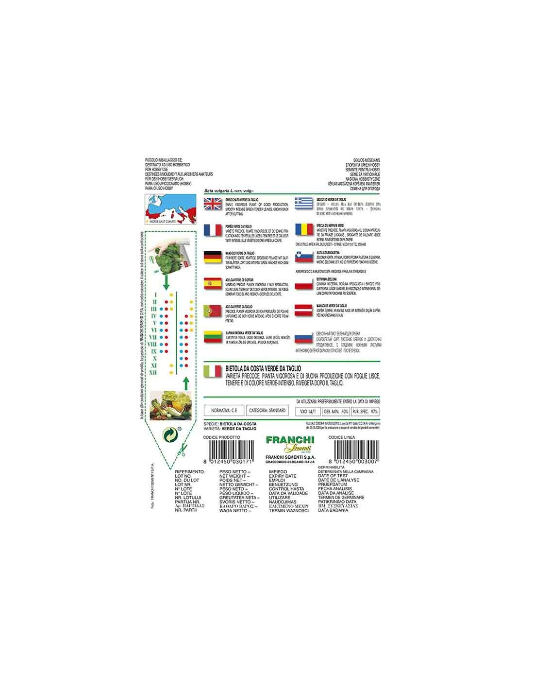 BIETA COMUNE DA TAGLIO 4 BIETA COMUNE DA TAGLIO - Image 2