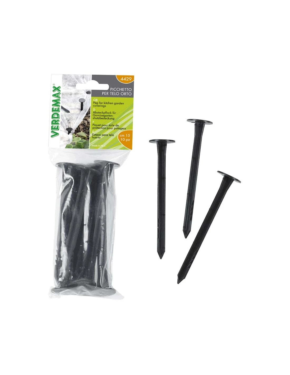 Chiodi In Plastica Fissatelo E Ferma-film Cm 15 8 Mm, Busta 10 Pz 3 Chiodi In Plastica Fissatelo E Ferma-film Cm 15 8 Mm, Busta 10 Pz