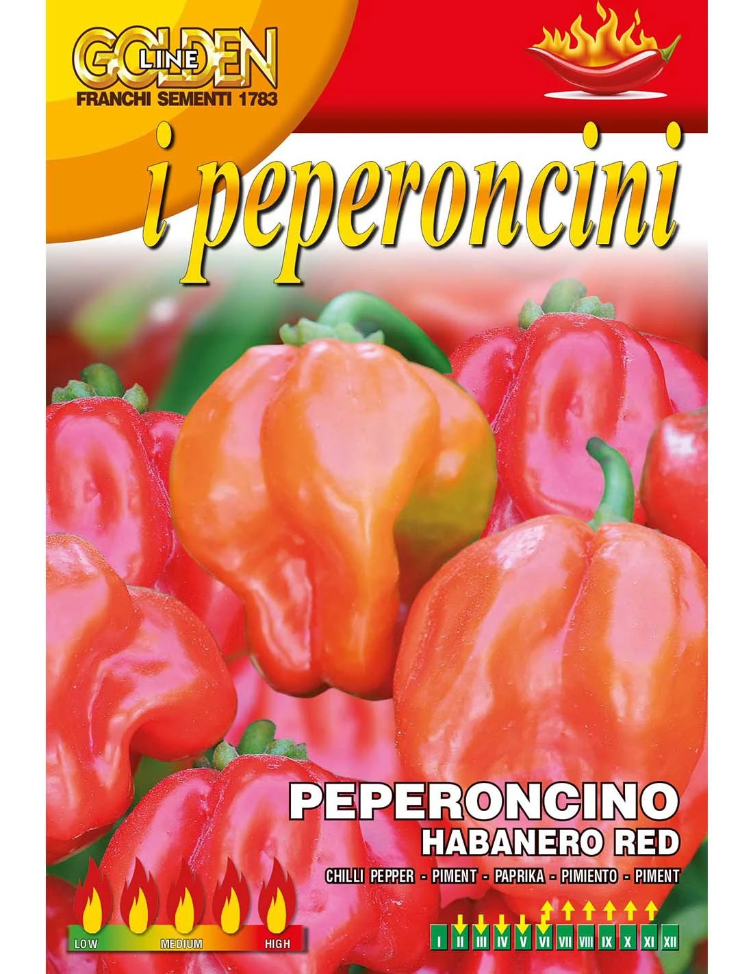 PEPERONCINO HABANERO ROSSO 3 PEPERONCINO HABANERO ROSSO